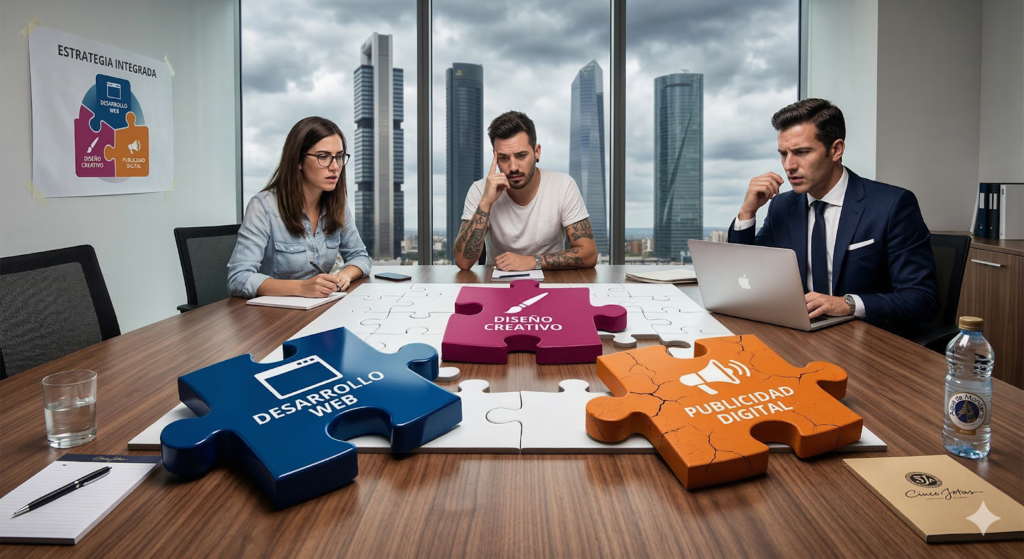 Problemas de falta de integración en una estrategia de marketing digital para empresas españolas