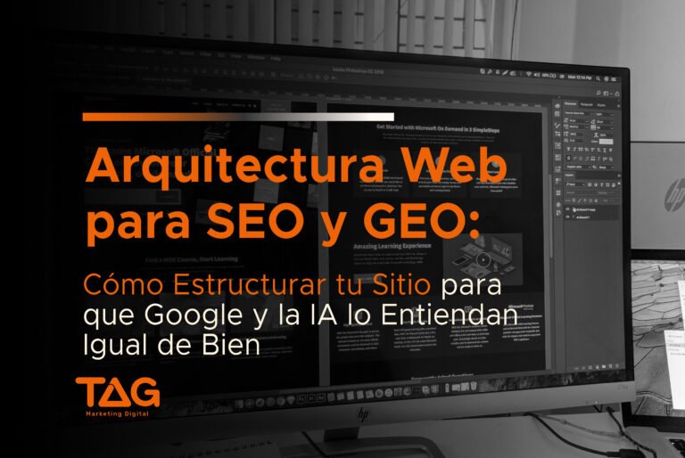 Portada de blog arquitectura SEO Y GEO para que la IA te entienda